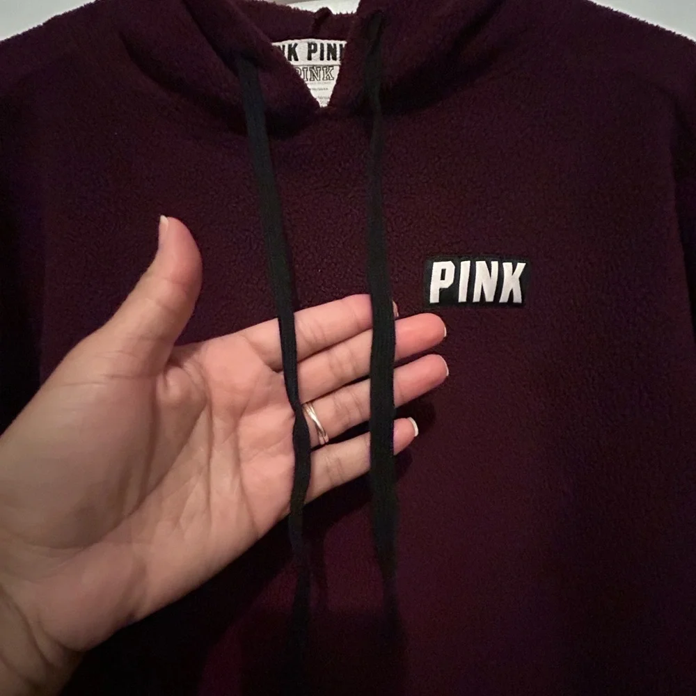 Victoria's Secret Deep Burgundy Hoodie - Picture 5 of 8